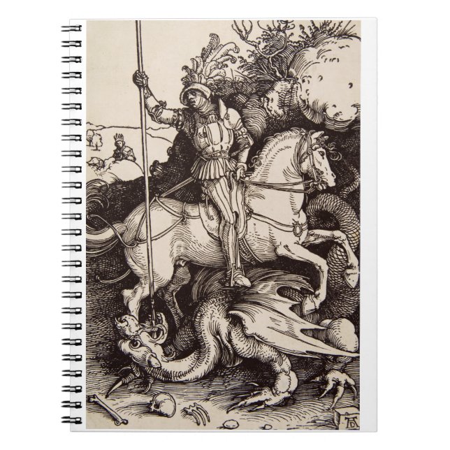Cuaderno San Jorge y el Dragón por Durer (Frente)