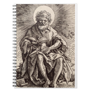 Cuaderno San Juan Bautista sosteniendo el Cordero 