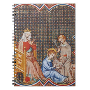 Cuaderno San Luis IX de Francia Patrono de Reyes Arte