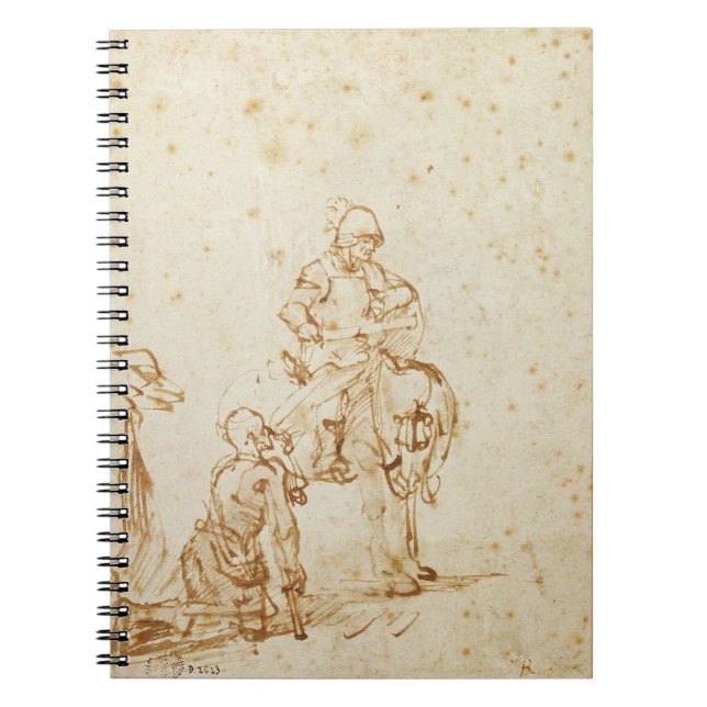 Cuaderno San Martín y el mendigo (pluma y tinta en el (Frente)