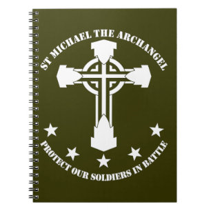 Cuaderno San Miguel el arcángel - plantilla blanca