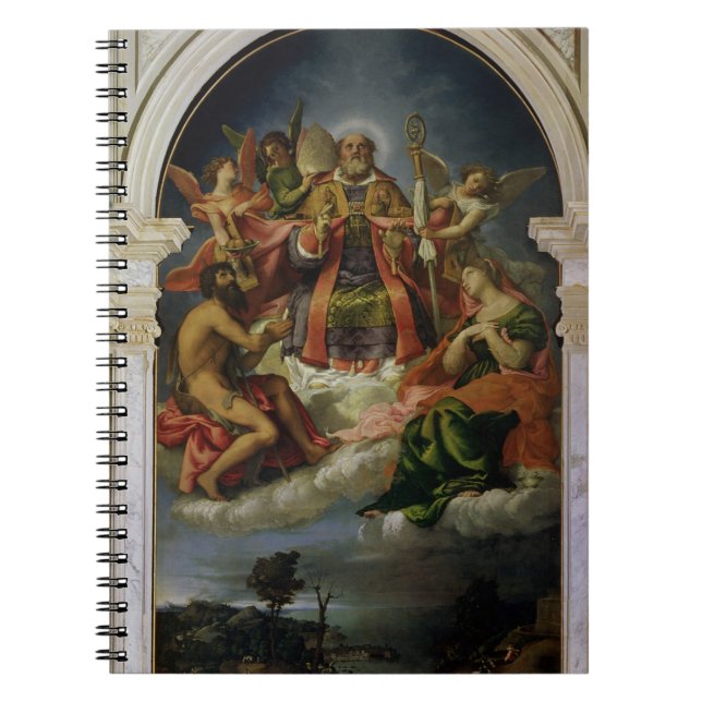 Cuaderno San Nicolás en gloria con los santos (Frente)