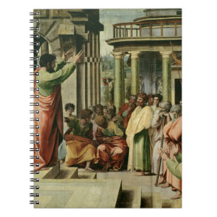 Cuaderno San Pablo que predica en Atenas (dibujo animado