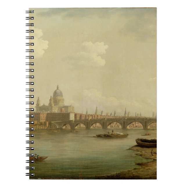 Cuaderno San Pablo y puente de Blackfriars, Londres, (Frente)