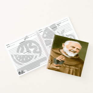 Cuaderno San Padre Pío