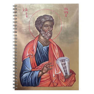 Cuaderno San Pedro El Apóstol - Icono Ortodoxo Oriental