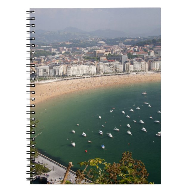 Cuaderno San Sebastián, España. La ciudad vasca de San (Frente)