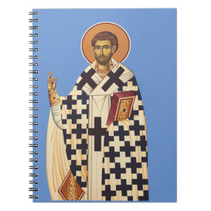 Cuaderno San Timoteo de Éfeso Arte Ortodoxo Tradicional
