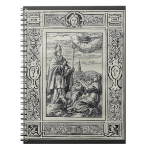 Cuaderno San Valentín de Roma Grabado Arte Premium