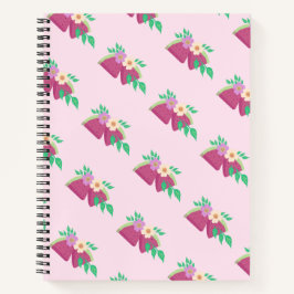 Cuaderno Sandía ilustrada rosa fruta 