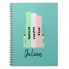 Cuaderno Sandía Nombre de niños de regreso a la escuela