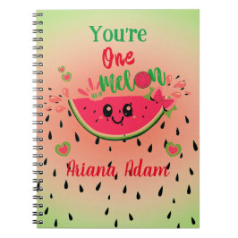 Cuaderno Sandía Uno En Una Niña Cumpleaños Nombre 