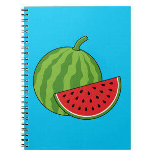 Cuaderno sandía y rebanada