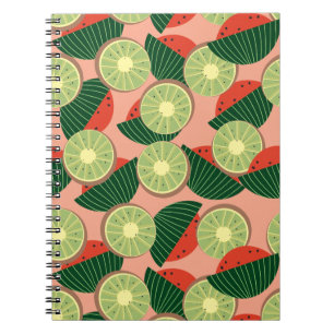 Cuaderno sandías y kiwis