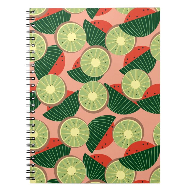 Cuaderno sandías y kiwis (Frente)