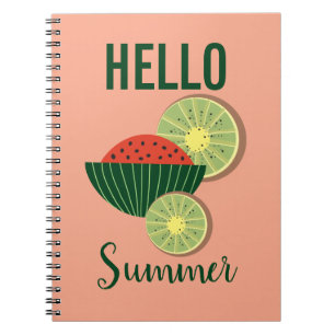 Cuaderno Sandías y kiwis