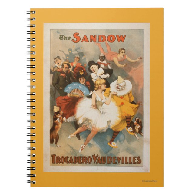 Cuaderno Sandow Trocadero Vaudevilles Tema del Carnaval (Frente)