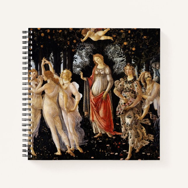 Cuaderno Sandro Botticelli - La Primavera (Anverso)