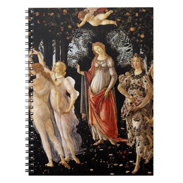 Cuaderno Sandro Botticelli - La Primavera (Frente)