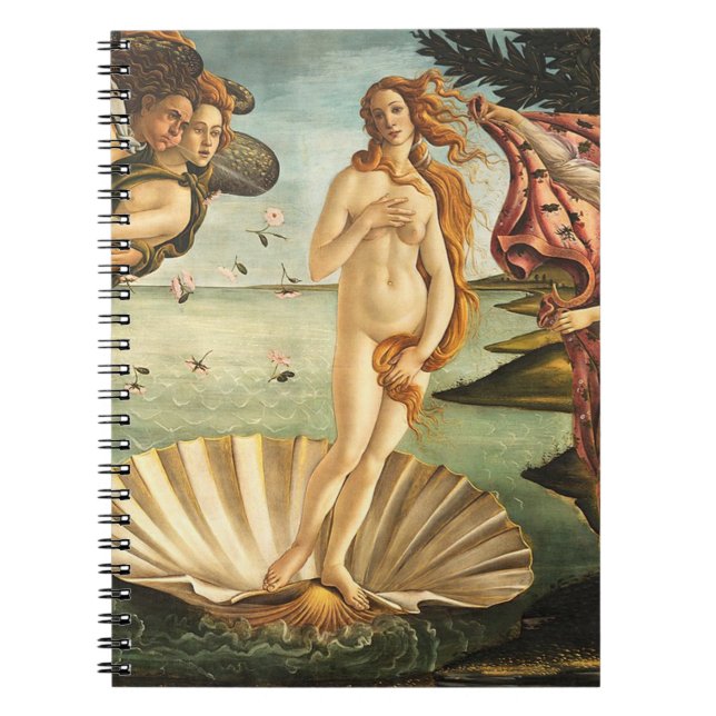 Cuaderno Sandro Botticelli Nacimiento De Venus (Frente)