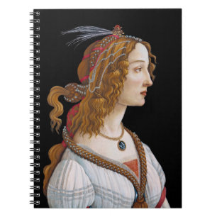 Cuaderno Sandro Botticelli - Retrato de Simonetta Vespucci