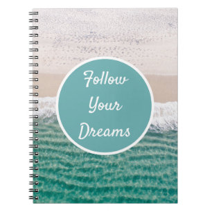 Cuaderno Sandy Beach Inspirándose Sigue Tus Sueños
