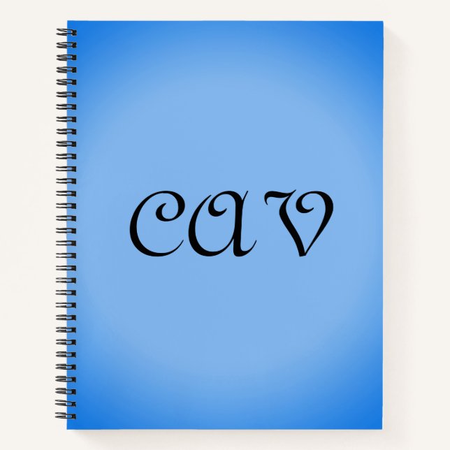 Cuaderno Sangria Cornflower Blue (Anverso)