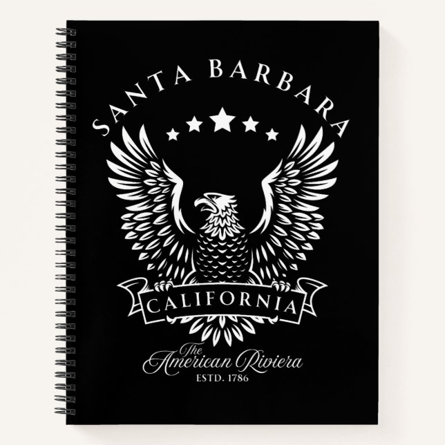 Cuaderno Santa Bárbara la Riviera Americana California (Anverso)