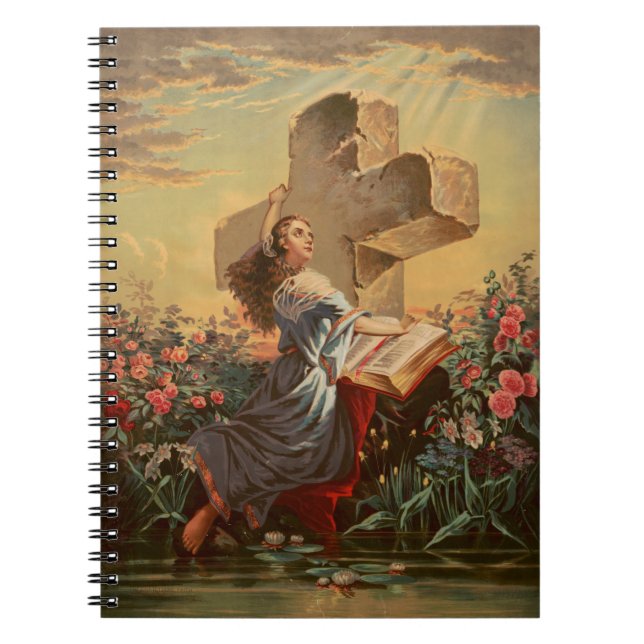 Cuaderno Santa Biblia y Cruz (Frente)