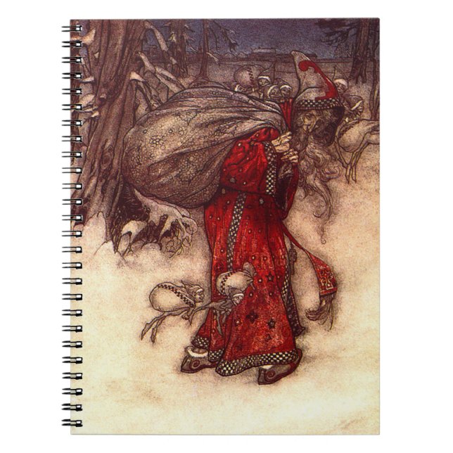 Cuaderno Santa Claus Arthur Rackham  (Frente)