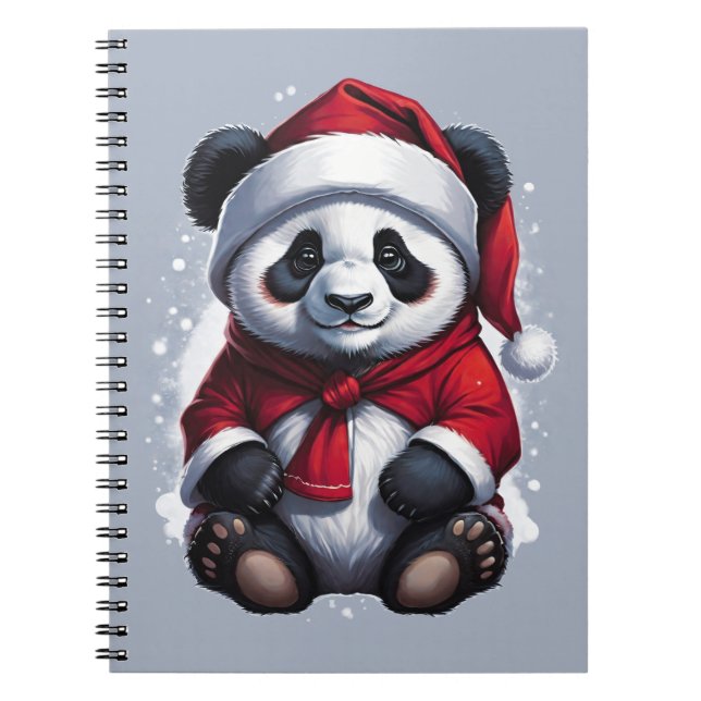 Cuaderno Santa Claus Baby Panda | NAVIDADES (Frente)