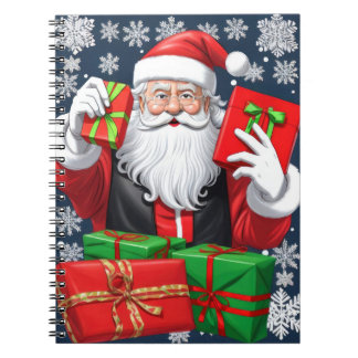Cuaderno Santa Claus Entreging Presents