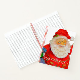 Cuaderno Santa Claus Padre lista de traviesos de Navidad
