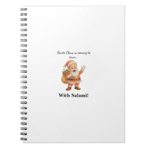 Cuaderno Santa Claus viene a la ciudad.. ¡Con Salami! 