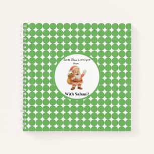 Cuaderno Santa Claus viene a la ciudad.. ¡Con salami! 