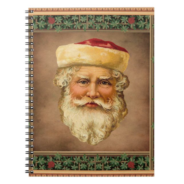 Cuaderno Santa Claus Vintage (Frente)