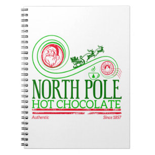 Cuaderno Santa Cláusula Polo Norte Chocolate caliente