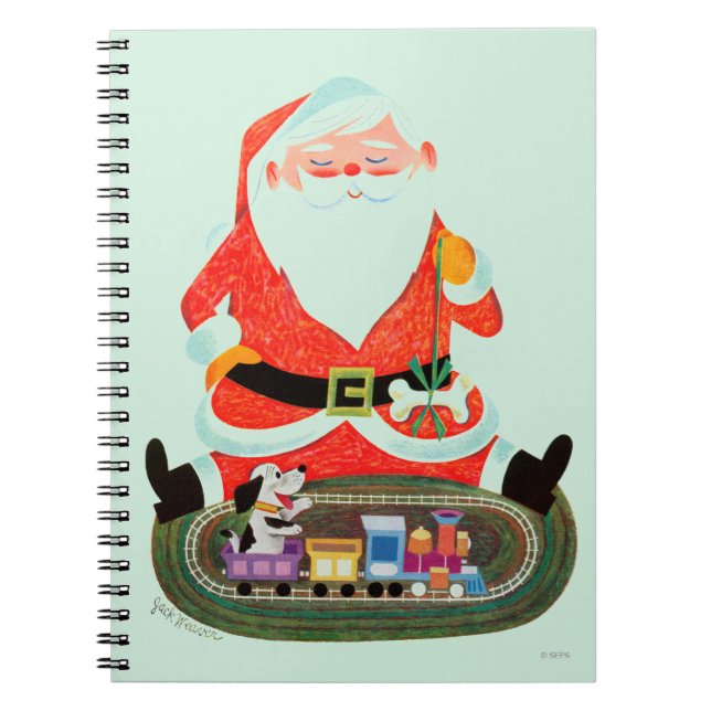 Cuaderno Santa con el tren (Frente)
