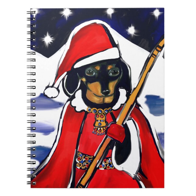 CUADERNO SANTA DACHSHUND (Frente)