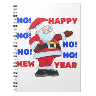 Cuaderno SANTA DICE: FELIZ AÑO NUEVO. ¡Oh! ¡Oh! ¡Oh!