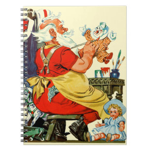Cuaderno Santa en el trabajo