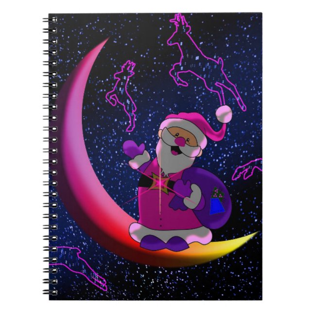 Cuaderno Santa en la Luna (Frente)