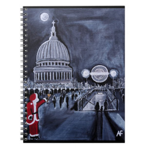 Cuaderno Santa en Londres Pintura de Alfred Fox