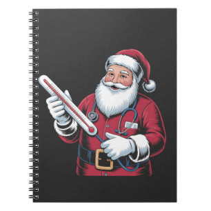 Cuaderno Santa Enfermera Navidad Enfermera Trabajadora de l