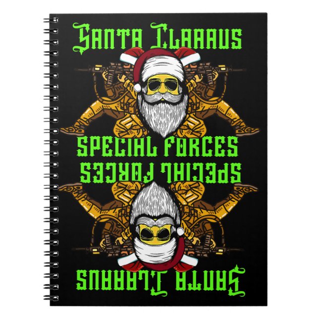 Cuaderno Santa, fuerzas especiales, ejército (Frente)