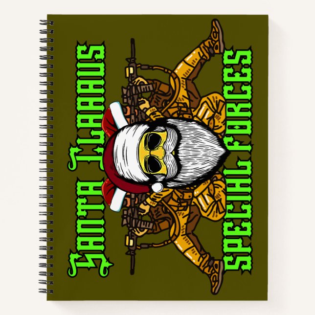 Cuaderno Santa, fuerzas especiales, ejército (Anverso)