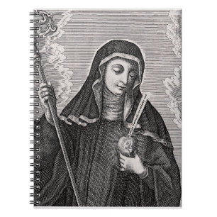 Cuaderno Santa Gertrudis la Grande mística benedictina alem
