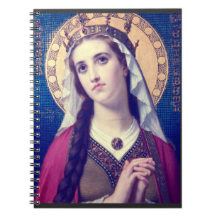 Cuaderno Santa Isabel de Hungría Estilo Romántico Premium
