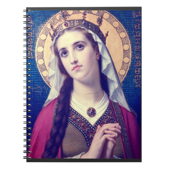 Cuaderno Santa Isabel de Hungría Estilo Romántico Premium (Frente)