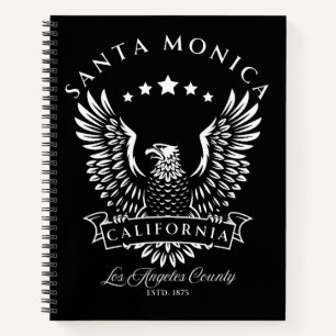 Cuaderno Santa Mónica Condado de Los Ángeles California Ant
